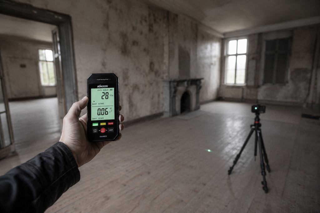 Digitale EMF Meter - Vooraanzicht | Ghost Store
