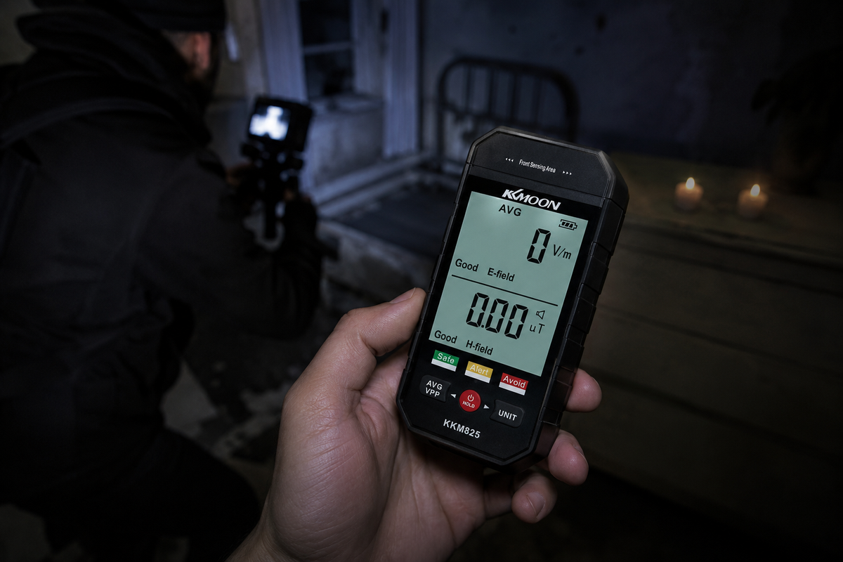 Digitale EMF Meter - Detail | Ghost Store
