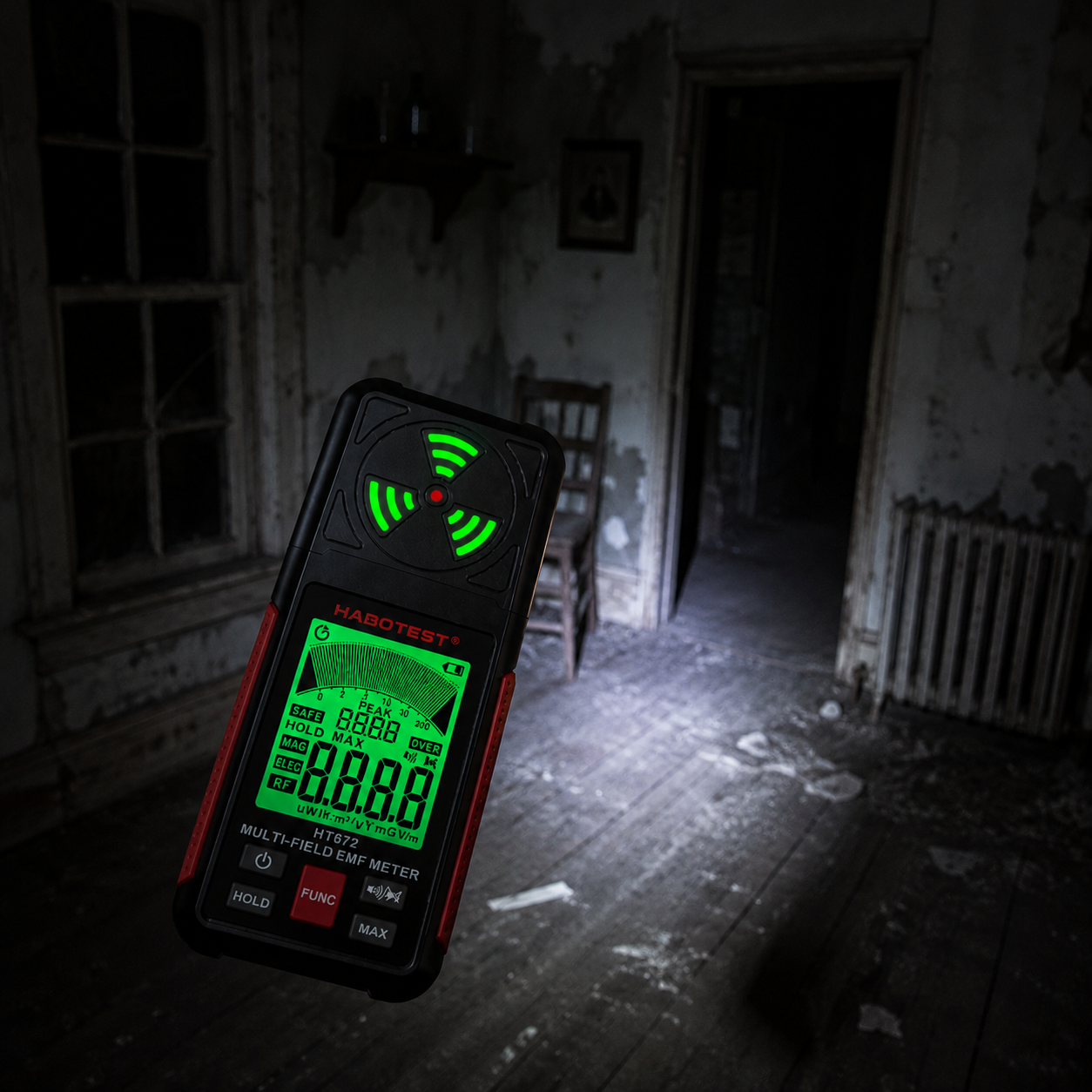 Digitale Multi-Field EMF Meter - Detail | Ghost Store
