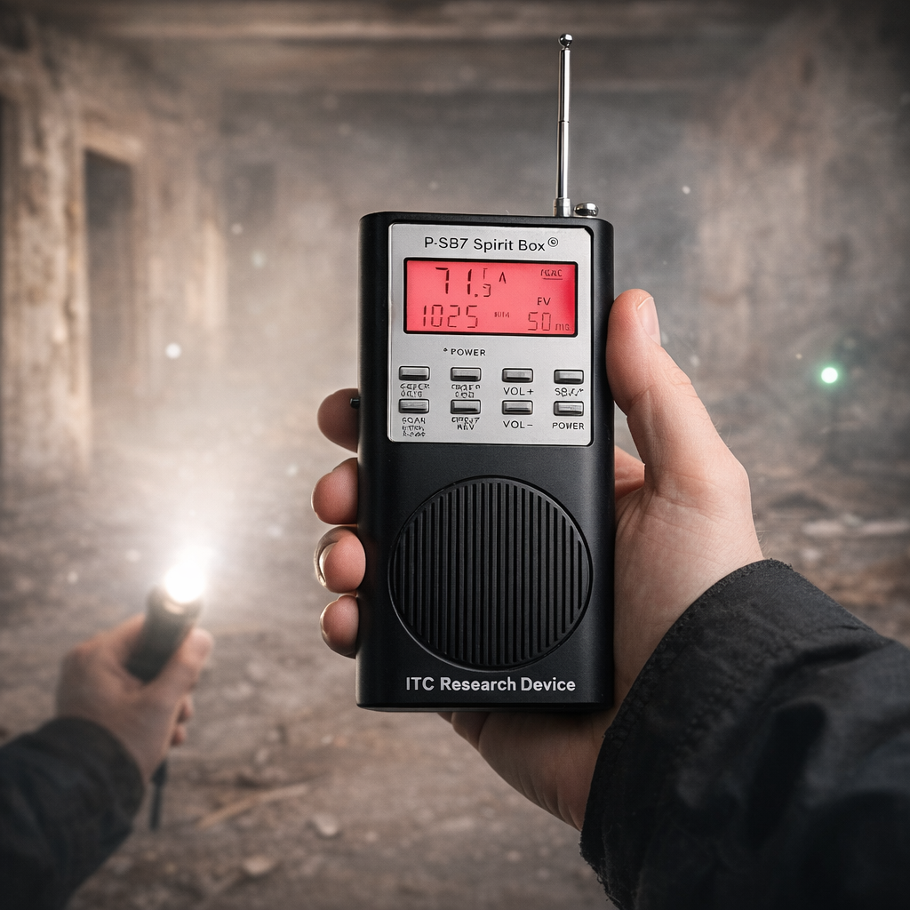 P-SB7 Rev 8 Spirit Box - Vooraanzicht | Ghost Store
