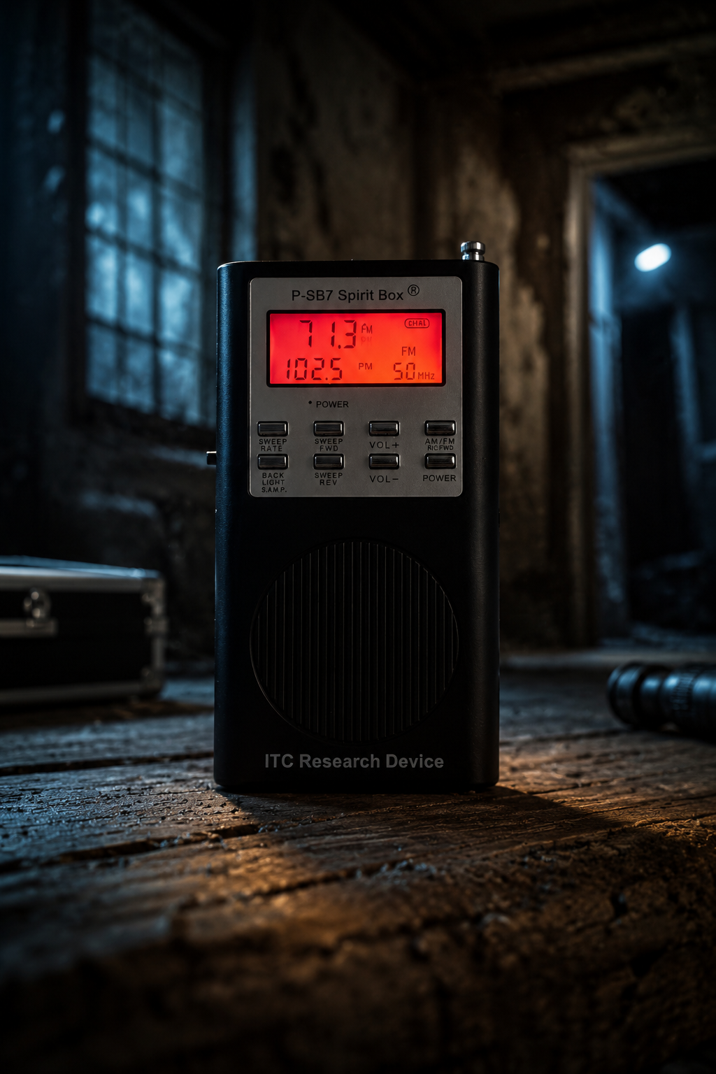 P-SB7 Rev 8 Spirit Box - Zijaanzicht | Ghost Store
